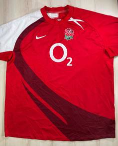 Nike 2007 England Rugby Home Jersey #DE Used