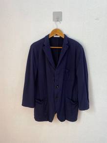Boglioli Milano K.Travel Navy Mesh Blazer