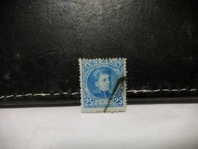 1901 Spain Stamp King Alfonso XIII