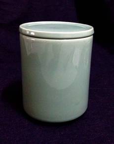 Korean Celadon Mug with Cover (Not Used)