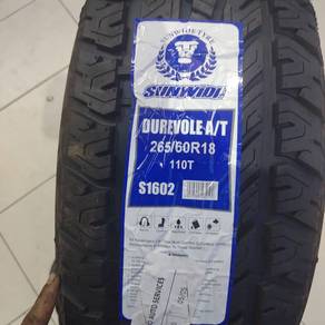 Tayar baru sunwide a/t 265/60/18 tahun 26