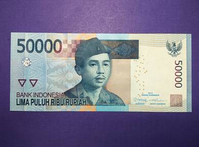 50,000 Rupiah tahun 2012 solid 8