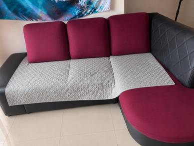 Sofa L-Shaped 6 Seater Terpakai (Good Condition)