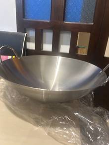 36cm Mitsuko Stainless Steel Cooking Wok