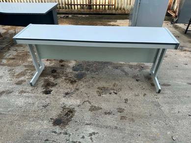 6ft Steel Frame Office Table Meja Console Writing