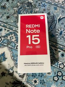 New in box: Redmi Note 15 Pro 5G (12GB & 256GB)