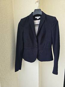 H&M Women's Navy Blue Blazer Size EUR32