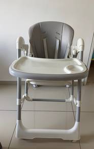 Foldable Baby High Chair with wheels