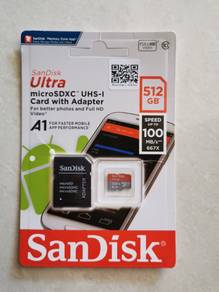 BRAND NEW Micro SD Card Memory kad 512GB
