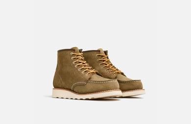 Red Wing 6In Women Classic Moc Olive Mohave 3377