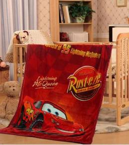 Cars Mcqueen Selimut Fleece Blanket [1X1.4M]