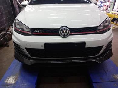 Volkswagen Golf MK7 GTl front lip Carbon fiber