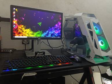 PC gaming fullest with monitor just plug and play 