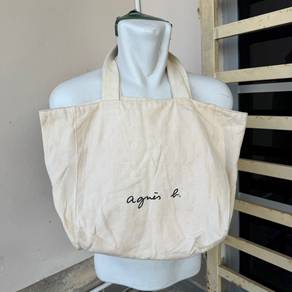 agnès b. VOYAGE canvas tote bag