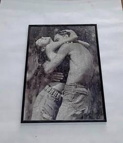 Puzzle with frame