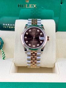 Rolex Datejust 278271 RoseGold Chocolate Diamond