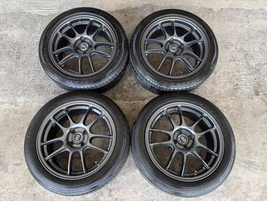 Rim enkei Pf01 16 inch made in thailand tyr 90%