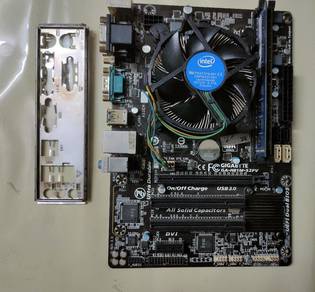 Gigabyte motherboard GA-H81M-S2PV i3-4150 ddr3 8gb