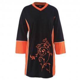 Muslimah With Side Cut Enzo Code 8008 Black/Orange