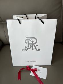 St regis paper bag with gift card