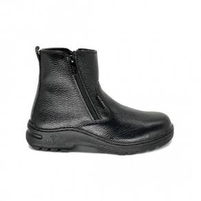 Safety Shoe Black Hammer Men High Black Zip BH2333