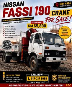 Nissan Fassi Crane lorry 