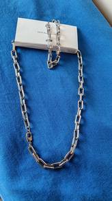 H&M Silver Chunky Link Necklace and Bracelet set
