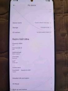 Swap Xiaomi Redmi K60 Ultra 16+512