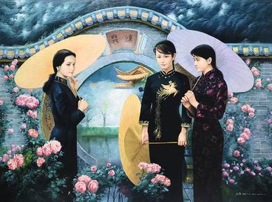 Elegance at the Moon Gate by Zhou Kang