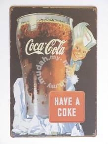 Coca-Cola Coke Metal Plate Plaques 3