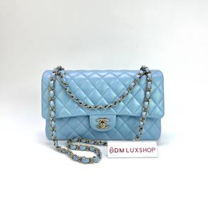98% New Chanel Iridescent Light Blue Medium CF