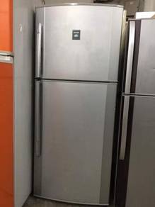 Sharp 2 doors fridge Peti Sejuk Ais Refrigerator