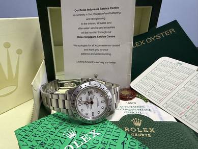 2002 Malaysia AD rolex 16570 Polar Explorer 2