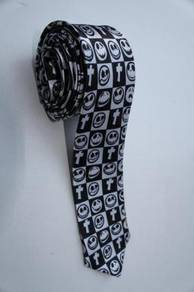 SLIM Tim Burton's The Nightmare CROSS Neck Tie