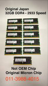 32GB DDR4 RAM Speed 2933 Original