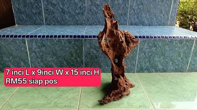 Driftwood  kayu hiasan aquascape & airplants stand