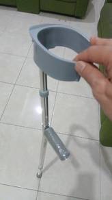 Double ADJ elbow crutch and adult (Grey)