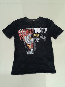 T-Shirt H&M DIVIDED REBEL THUNDER 1998 TOUR