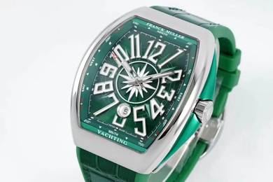 Franck Muller Green Rubber Strap 