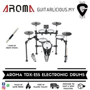 AROMA TDX25S Digital Drum Set with mesh finish