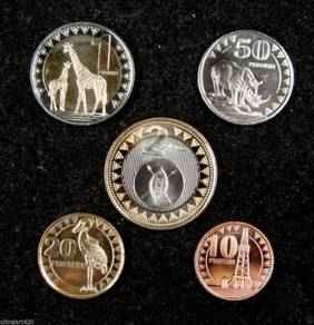 South Sudan coin set 2015