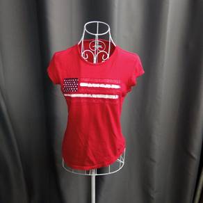 Tommy Jeans American Flag Red Top