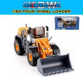 KDW 1/50 Four Wheel Loader Diecast Collection