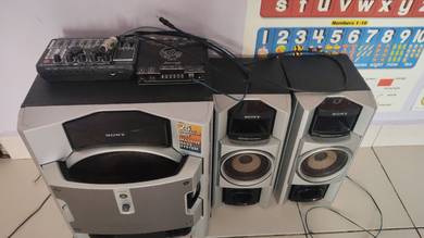 set speaker+power amplifier+live consol mixer