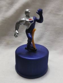 Pepsiman Figure Bottle Cap Toy Japan Steps On Rake