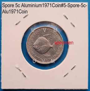 Singapore 5c Aluminium 1971 Coin