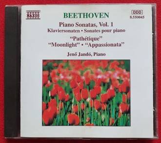 Beethoven PIANO SONATAS VOL. 1 CD