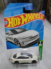 Hotwheels White Lucid Air