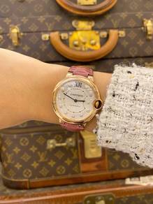 Cartier Ballon Blue 18K 750 Rose Gold Diamond