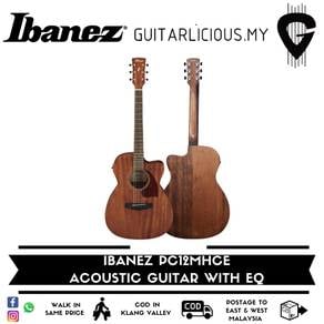 Ibanez PC12MHCE Acoustic Guitar, Open Pore Natural